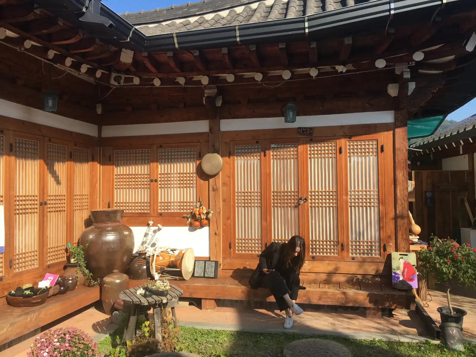 Jeonju Travel Hanok Village traditional Korean houses